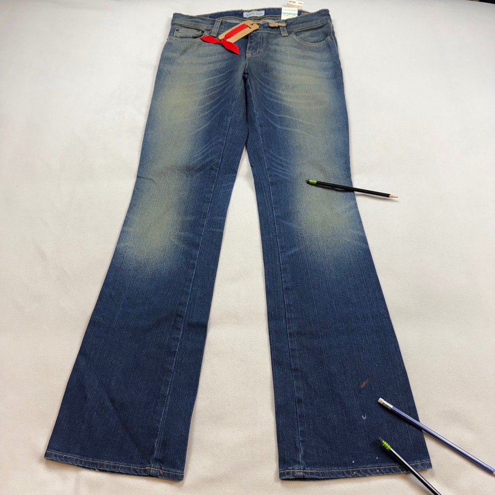 Tommy Jeans Womens Size 5 Low Rise Bootcut Denim Blue Vintage Y2K 08/05 NWT